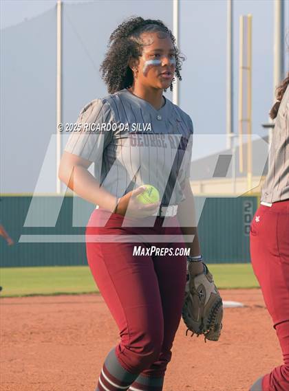 Thumbnail 1 in George Ranch @ Jordan (UIL 6A D2 Softball Bi-District) photogallery.