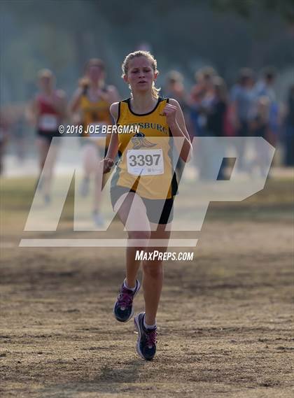 Thumbnail 1 in CIF Central Section Cross Country Championships (Girls D4 Race) photogallery.
