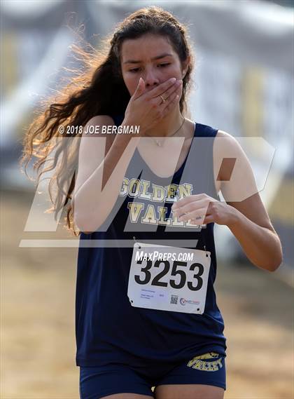 Thumbnail 2 in CIF Central Section Cross Country Championships (Girls D4 Race) photogallery.