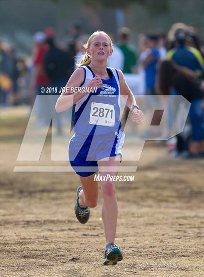 Thumbnail 3 in CIF Central Section Cross Country Championships (Girls D4 Race) photogallery.