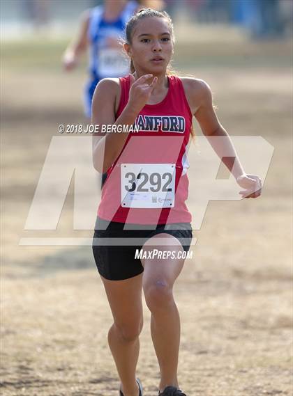 Thumbnail 2 in CIF Central Section Cross Country Championships (Girls D4 Race) photogallery.