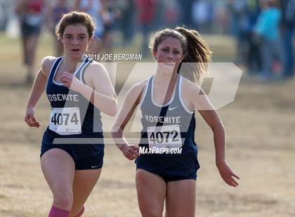 Thumbnail 2 in CIF Central Section Cross Country Championships (Girls D4 Race) photogallery.