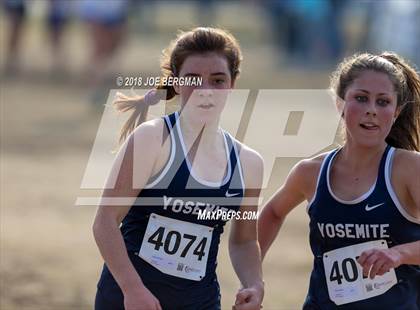 Thumbnail 3 in CIF Central Section Cross Country Championships (Girls D4 Race) photogallery.