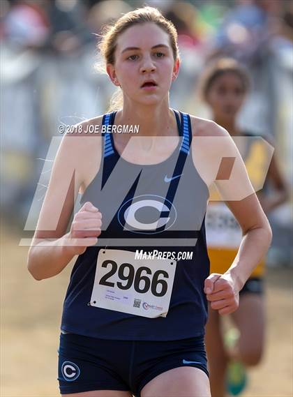 Thumbnail 2 in CIF Central Section Cross Country Championships (Girls D4 Race) photogallery.
