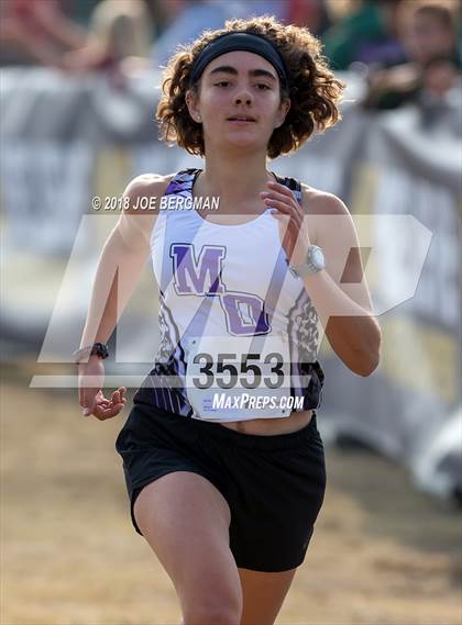 Thumbnail 1 in CIF Central Section Cross Country Championships (Girls D4 Race) photogallery.