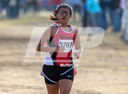 Thumbnail 3 in CIF Central Section Cross Country Championships (Girls D4 Race) photogallery.