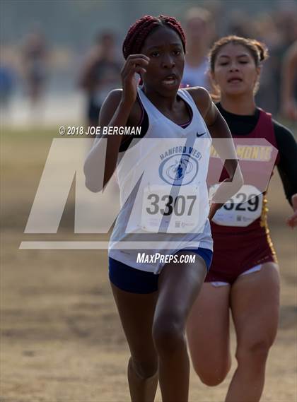 Thumbnail 2 in CIF Central Section Cross Country Championships (Girls D4 Race) photogallery.