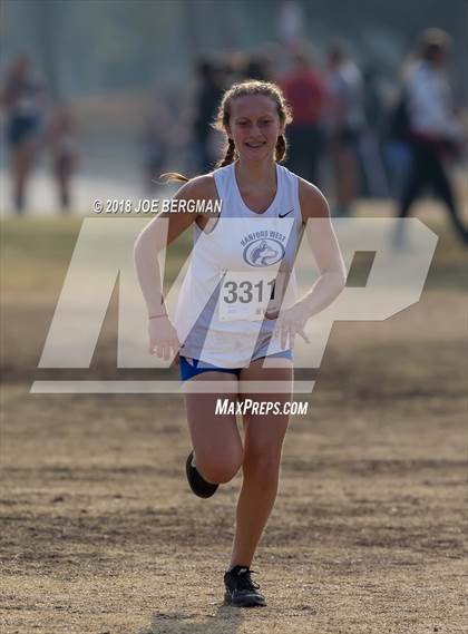 Thumbnail 2 in CIF Central Section Cross Country Championships (Girls D4 Race) photogallery.