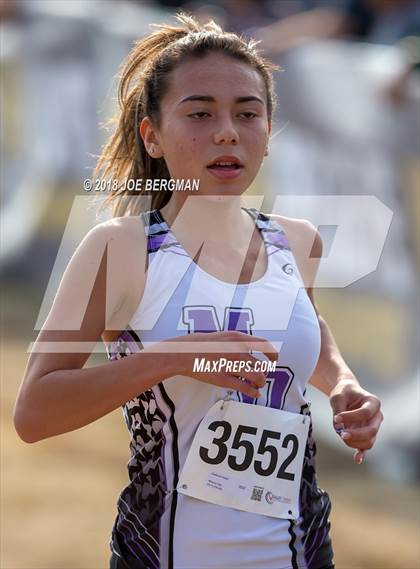 Thumbnail 2 in CIF Central Section Cross Country Championships (Girls D4 Race) photogallery.