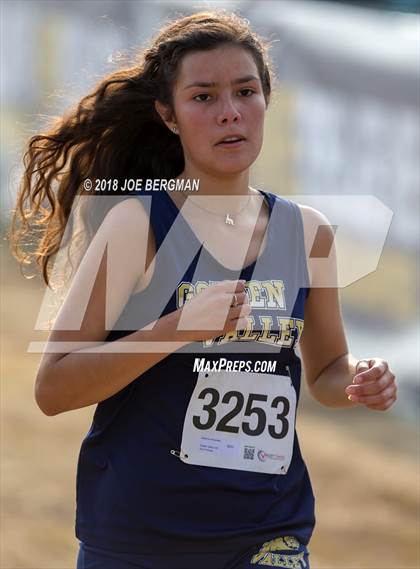 Thumbnail 2 in CIF Central Section Cross Country Championships (Girls D4 Race) photogallery.