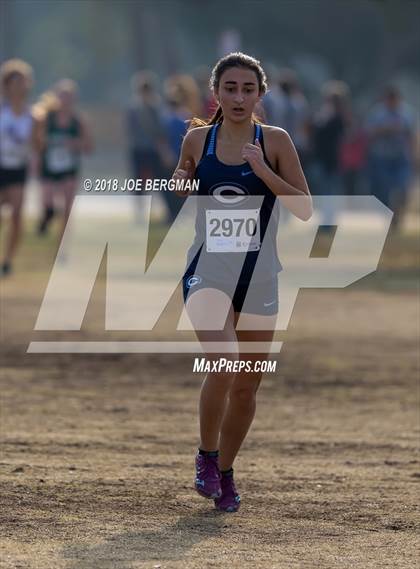Thumbnail 2 in CIF Central Section Cross Country Championships (Girls D4 Race) photogallery.