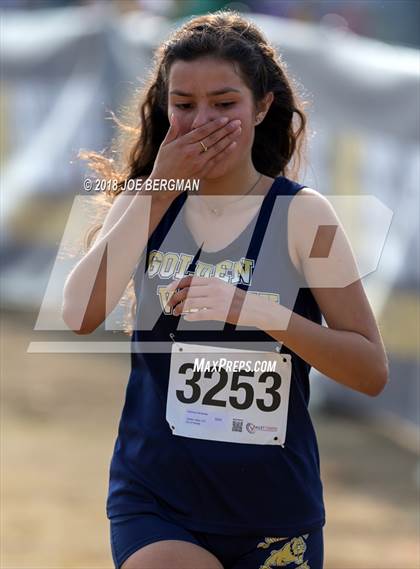 Thumbnail 3 in CIF Central Section Cross Country Championships (Girls D4 Race) photogallery.