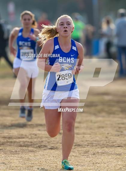 Thumbnail 2 in CIF Central Section Cross Country Championships (Girls D4 Race) photogallery.