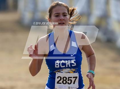Thumbnail 3 in CIF Central Section Cross Country Championships (Girls D4 Race) photogallery.