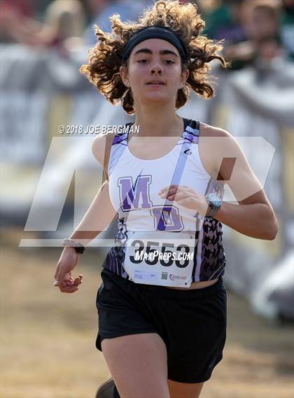 Thumbnail 2 in CIF Central Section Cross Country Championships (Girls D4 Race) photogallery.