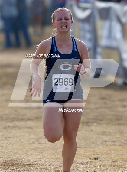 Thumbnail 2 in CIF Central Section Cross Country Championships (Girls D4 Race) photogallery.