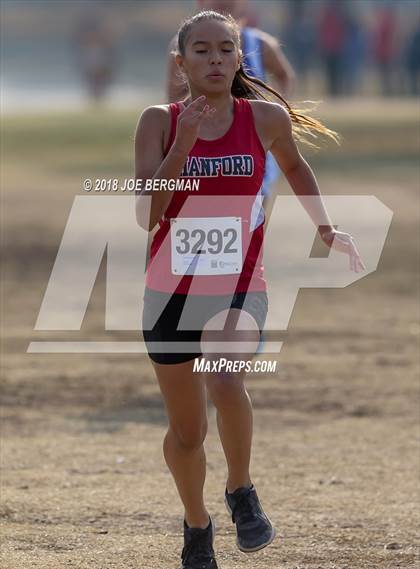 Thumbnail 2 in CIF Central Section Cross Country Championships (Girls D4 Race) photogallery.