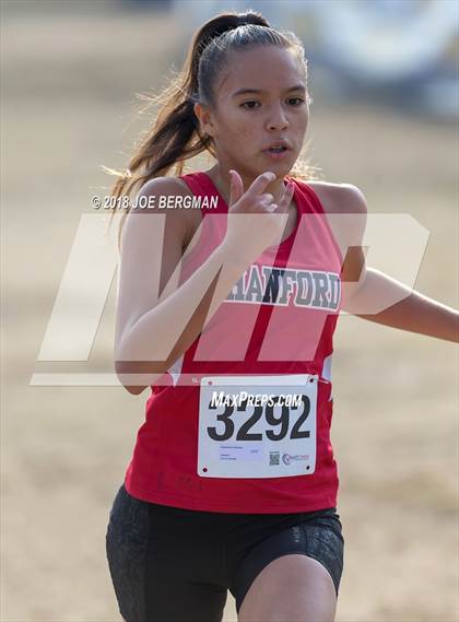 Thumbnail 3 in CIF Central Section Cross Country Championships (Girls D4 Race) photogallery.