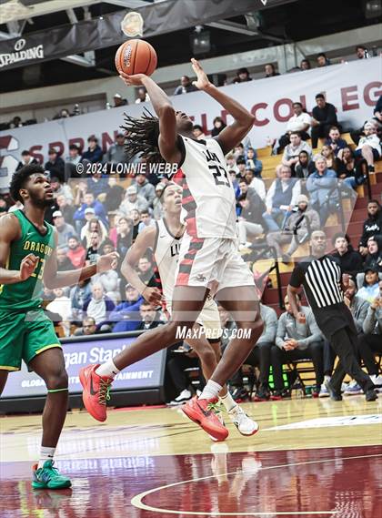 Thumbnail 1 in Long Island Lutheran vs. AZ Compass Prep (Spalding Hoophall Classic) photogallery.