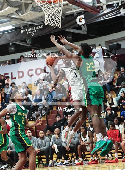 Thumbnail 2 in Long Island Lutheran vs. AZ Compass Prep (Spalding Hoophall Classic) photogallery.