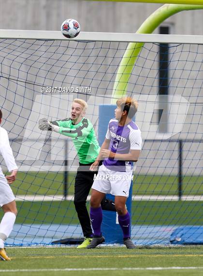 Thumbnail 1 in North Kansas City @ Rockhurst (MSHSAA Class 4 Quarterfinal) photogallery.