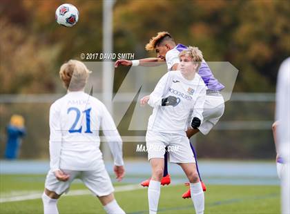 Thumbnail 3 in North Kansas City @ Rockhurst (MSHSAA Class 4 Quarterfinal) photogallery.