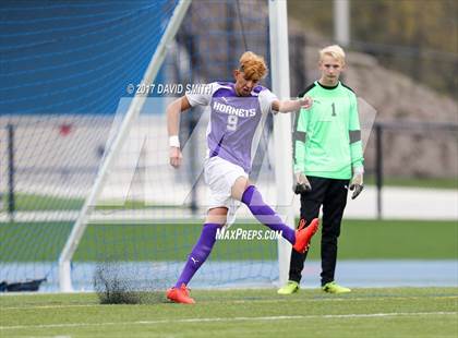Thumbnail 1 in North Kansas City @ Rockhurst (MSHSAA Class 4 Quarterfinal) photogallery.