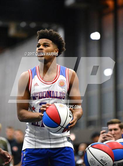 Thumbnail 1 in McDonald's All American Games (Boys 3-Point Shootout) photogallery.