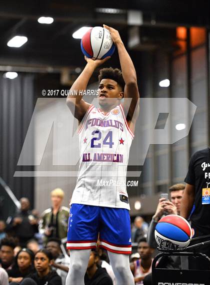 Thumbnail 3 in McDonald's All American Games (Boys 3-Point Shootout) photogallery.