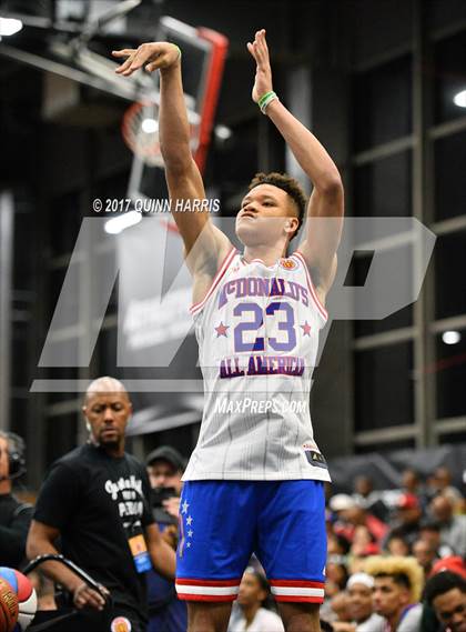 Thumbnail 3 in McDonald's All American Games (Boys 3-Point Shootout) photogallery.