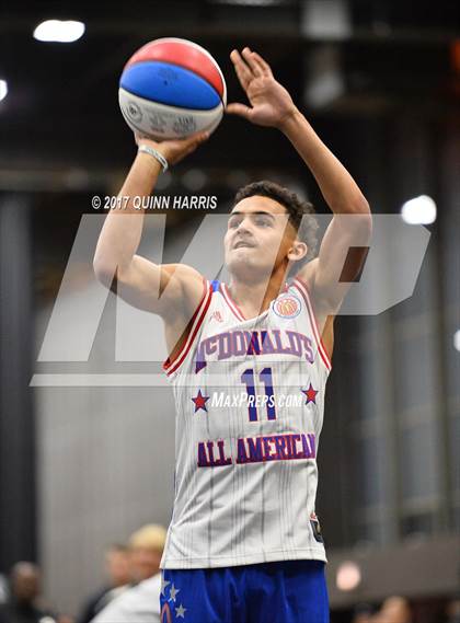 Thumbnail 3 in McDonald's All American Games (Boys 3-Point Shootout) photogallery.