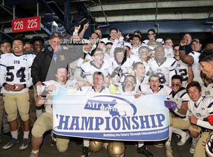 Thumbnail 1 in Pope John XXIII vs. St. Bernard's Central Catholic (MIAA Division 8 Final) photogallery.