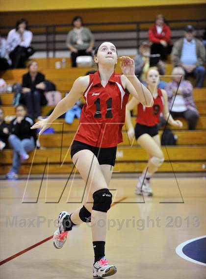 Thumbnail 2 in Villa Maria Academy vs Gwynedd Mercy Academy (District 1 Semifinal) photogallery.