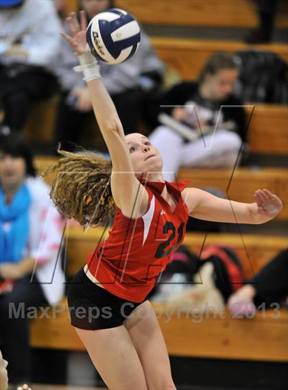 Thumbnail 2 in Villa Maria Academy vs Gwynedd Mercy Academy (District 1 Semifinal) photogallery.