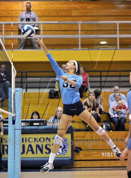 Thumbnail 2 in Villa Maria Academy vs Gwynedd Mercy Academy (District 1 Semifinal) photogallery.