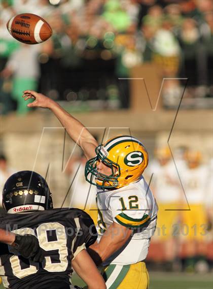Thumbnail 3 in Blue Valley vs. South (KSHSAA Class 5A Final) photogallery.