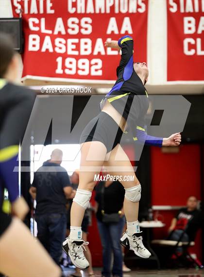 Thumbnail 2 in Coolidge vs Casa Grande (The Florence VB Invitational) photogallery.