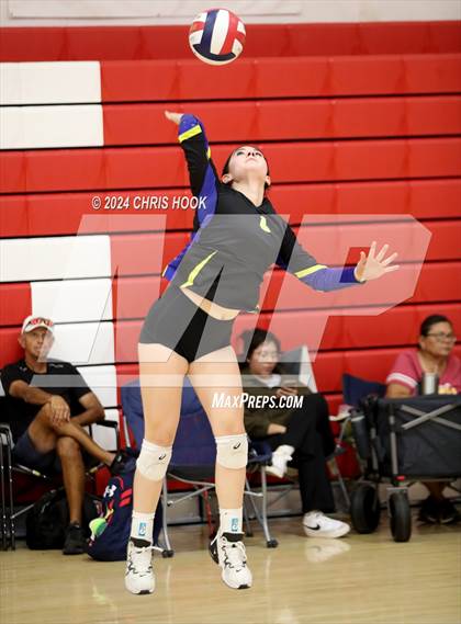 Thumbnail 3 in Coolidge vs Casa Grande (The Florence VB Invitational) photogallery.