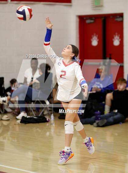 Thumbnail 3 in Coolidge vs Casa Grande (The Florence VB Invitational) photogallery.