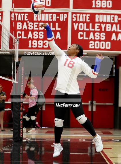 Thumbnail 2 in Coolidge vs Casa Grande (The Florence VB Invitational) photogallery.