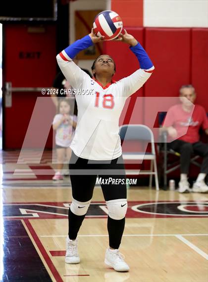 Thumbnail 3 in Coolidge vs Casa Grande (The Florence VB Invitational) photogallery.