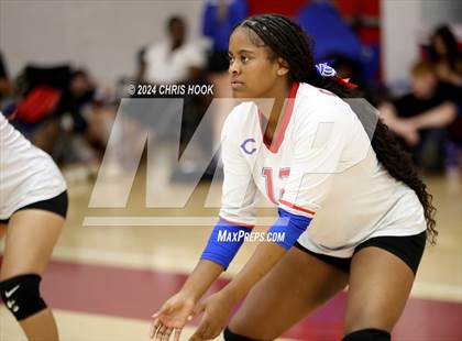 Thumbnail 2 in Coolidge vs Casa Grande (The Florence VB Invitational) photogallery.