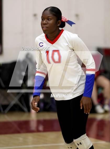 Thumbnail 2 in Coolidge vs Casa Grande (The Florence VB Invitational) photogallery.