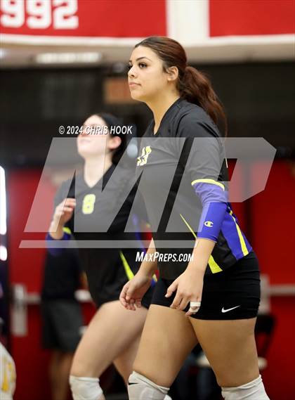Thumbnail 3 in Coolidge vs Casa Grande (The Florence VB Invitational) photogallery.