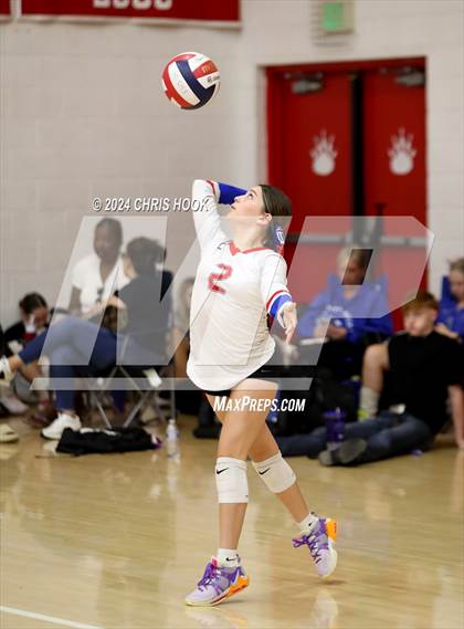 Thumbnail 2 in Coolidge vs Casa Grande (The Florence VB Invitational) photogallery.