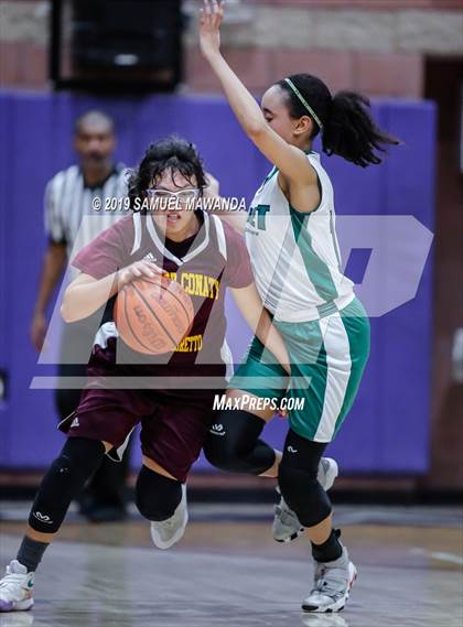 Thumbnail 1 in Ribet Academy vs  Bishop Conaty-Loretto photogallery.