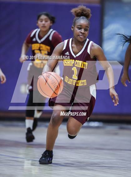 Thumbnail 2 in Ribet Academy vs  Bishop Conaty-Loretto photogallery.