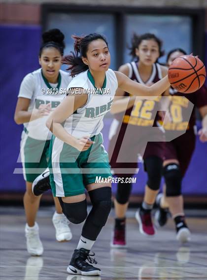 Thumbnail 1 in Ribet Academy vs  Bishop Conaty-Loretto photogallery.