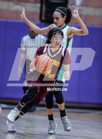 Thumbnail 2 in Ribet Academy vs  Bishop Conaty-Loretto photogallery.
