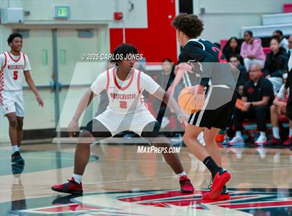 Thumbnail 1 in Cleveland @ Westchester (CIF DII State Playoffs Round ll) photogallery.